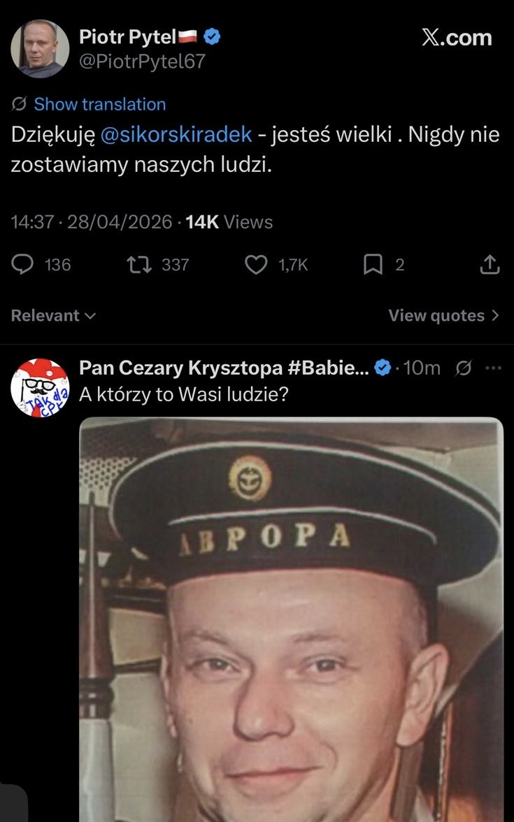 Sławomir Cenckiewicz tweet media