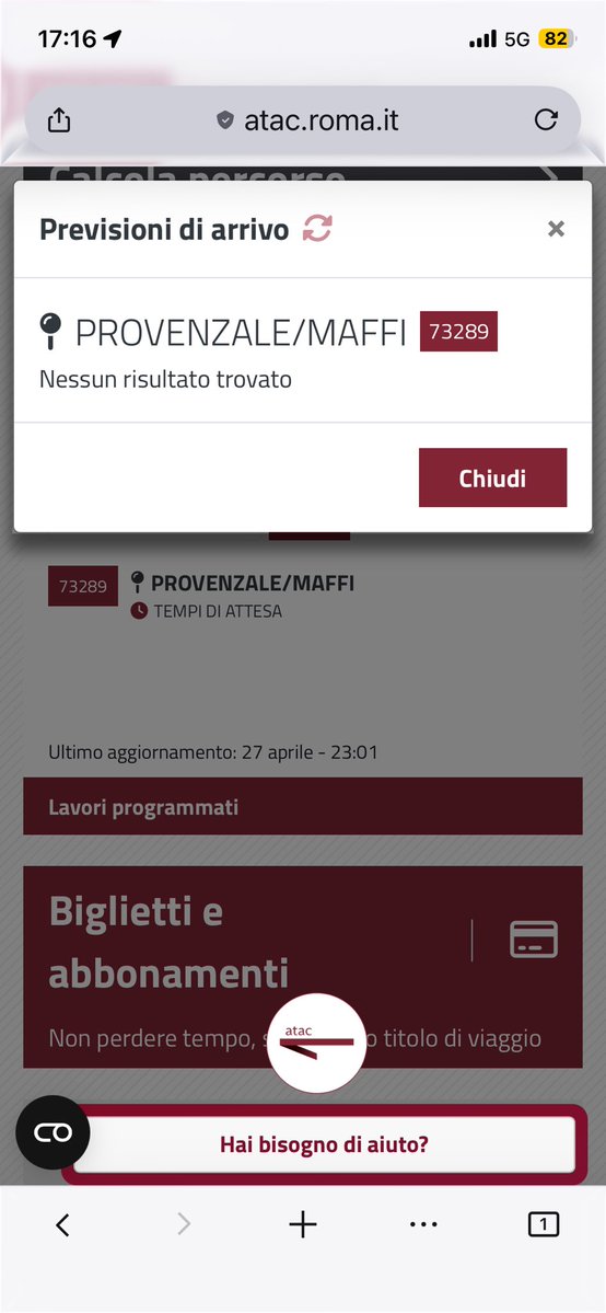 79_Alessio's tweet image. @InfoAtac @MercurioPsi autobus visibili su app ma non su sito ATAC…