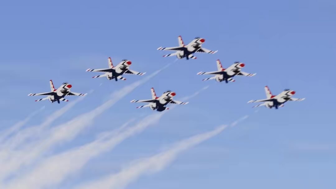 VRCAFADS's tweet photo. First training back after our Spring Break! 🔥
Revamps are being made to Nellis, so stay put! 🏗️
Take a look at the new formation in the 4th photo 👀
#VRCTB
#VRChatThunderbirds
#VRChatAviation https://t.co/7OTcNlmkS8