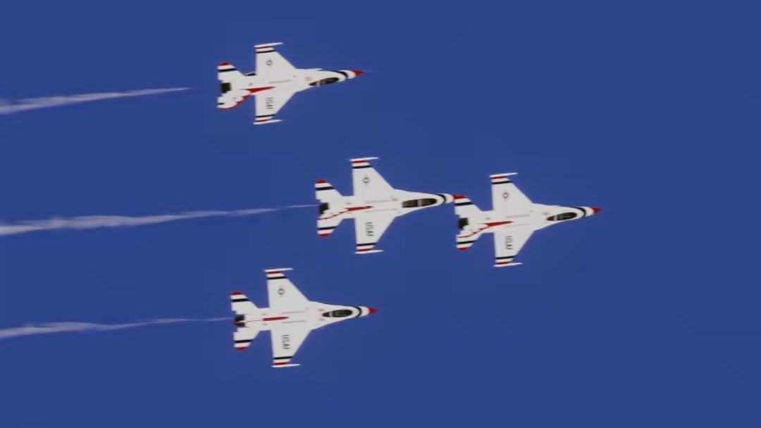 VRCAFADS's tweet photo. First training back after our Spring Break! 🔥
Revamps are being made to Nellis, so stay put! 🏗️
Take a look at the new formation in the 4th photo 👀
#VRCTB
#VRChatThunderbirds
#VRChatAviation https://t.co/7OTcNlmkS8