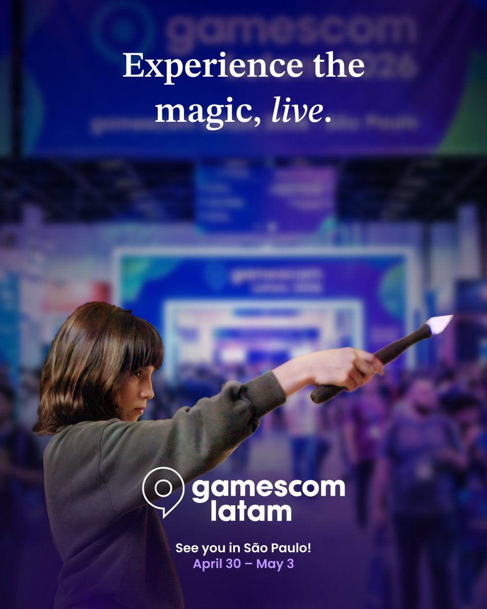 itsmagicwonders's tweet photo. Excited to announce that Magic Wonders will be at @gamescomlatam! 
Get ready for revolutionary face-to-face dueling experiences that integrate smart home devices to cast spells in real life. Swing by our stand and see how we're redefining connected entertainment. 🪄✨ https://t.co/7AMgh9lmtY