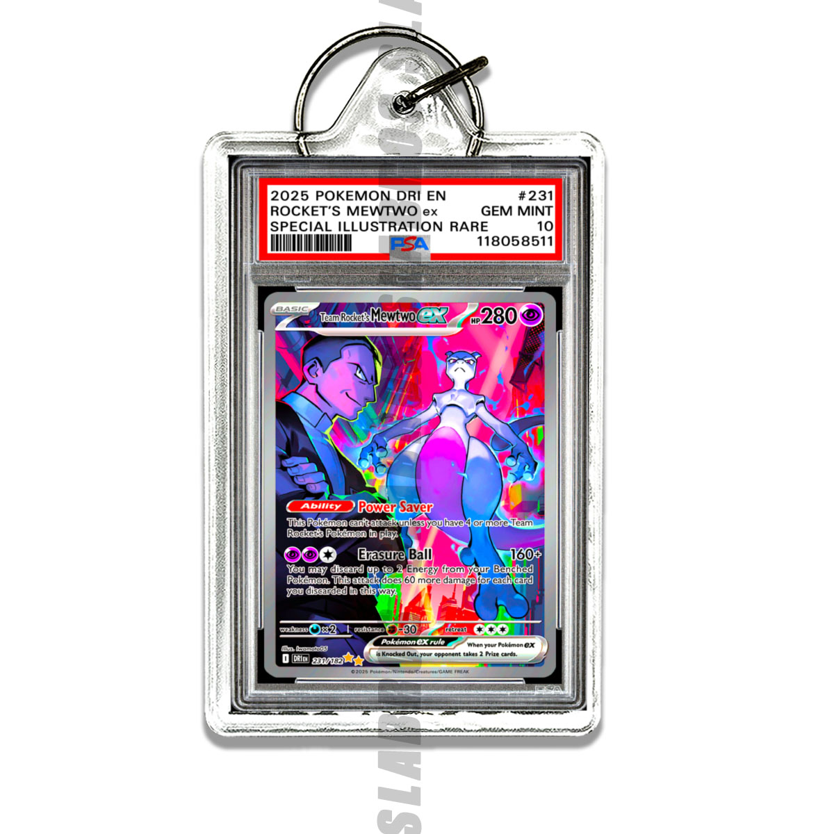 ryuhuntertcg's tweet photo. β¨Newβ¨PSA 10 Team Rocket's MewTwo SIR keychain just droppedπ. Premium quality + shiny holographic flash!
π₯What's your fav MewTwo card?π₯
https://t.co/CCfPcQ4TOP
eBay link in bio π free shipping βοΈ
#PokemonKeychain
#CustomKeychain
#PokemonMerch
#PSA10
#Pokeslabs https://t.co/LAVZjtCNjT