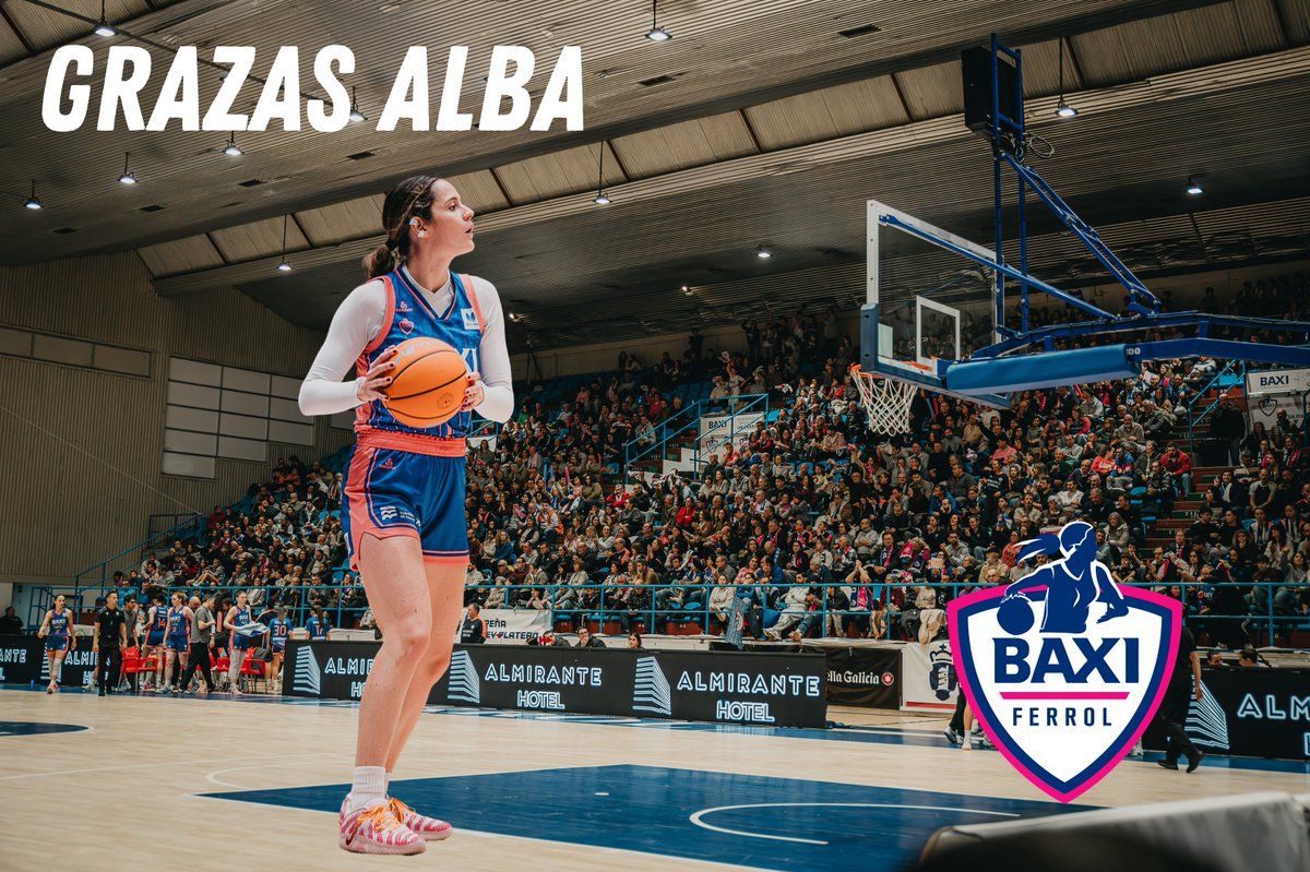 Hoxe dicimos “ata logo” a Alba Sánchez-Ramos 💙

Tras dúas tempadas defendendo a nosa camisola, despídese unha xogadora que deixou pegada dentro e fóra da pista. 
Grazas polo teu traballo, o teu compromiso e a túa maneira de ser.

Ferrol sempre será a túa casa.