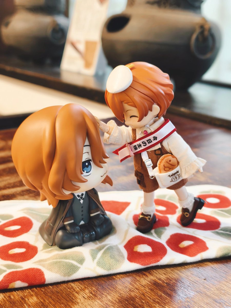 るかっぷと初対面☺️💕🥰🎩

#4月29日は素敵帽子君の誕生日
#文スト最小幹部生誕祭
#文スト最小幹部生誕祭2026