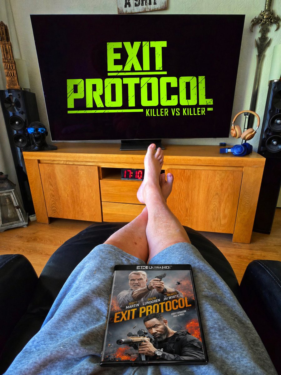 FrankGeurtsen's tweet image. Terwijl ik met mijn avondeten bezig ben staat de #4kultrahd film #exitprotocol op scherp 🤗

Exit Protocol (2025) is een actie-thriller over Sam Hayden #scottmartin , een huurmoordenaar die gespecialiseerd is in het uitschakelen van collega's die de business willen verlaten.