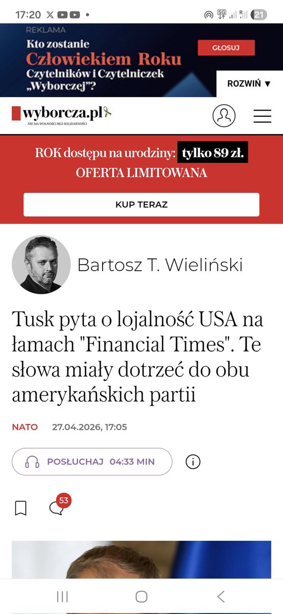 Wojciech Zyzak tweet media
