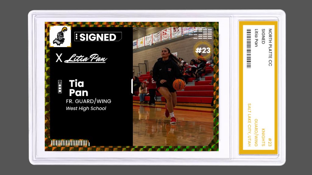 npccwbb's tweet photo. 🚨Excited to announce our next signee of the 2026 class. 5'9” Guard Litia (Tia) Pan incoming freshman from Salt Lake City, Utah at West High School... Welcome to the #KnightFamily ⚔️ https://t.co/M5AJdhN2Mu