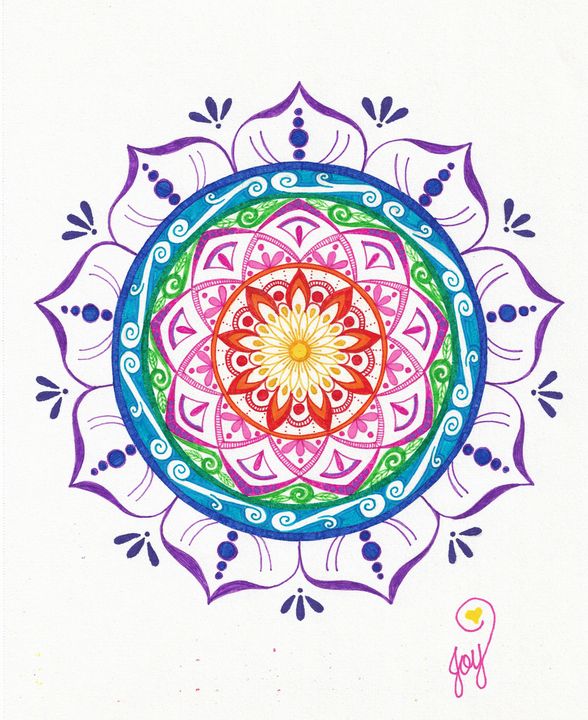 VJDetlor's tweet photo. Art of the Day! "Rainbow mandala". Buy at: https://t.co/vUgbaxLPuc https://t.co/pzE8oNnDAP