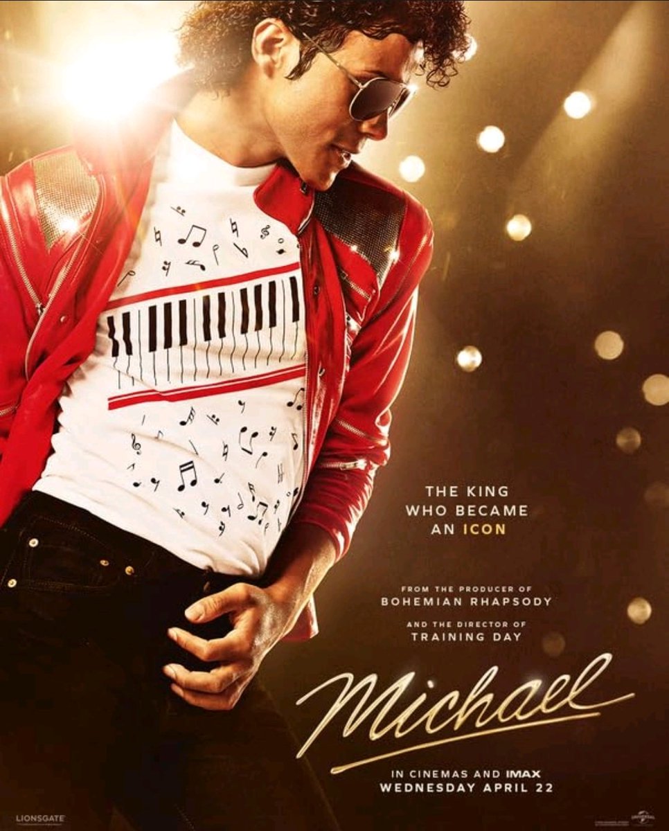 KapilKong's tweet photo. #Michael is an enjoyable film and a definitive crowd-pleaser. It just plays the hits and covers the first half of #MichaelJackson's career. #JaafarJackson is incredible playing his uncle.

#KingOfPop 👑🍾

3.5/5 - Good. https://t.co/xhO2tYR0MY