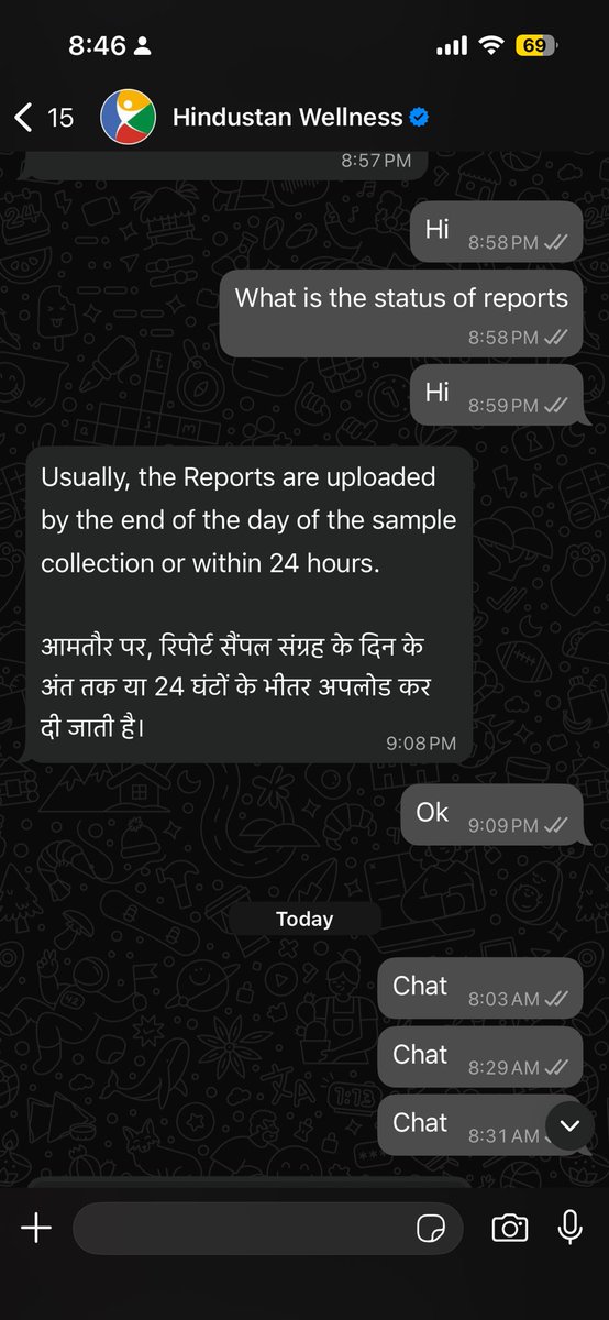 sumitraina9019's tweet photo. 2 days since @HindustanHealth collected my sample.

No report. No update. No response.

Paid ₹3998 upfront — is this the service?

Who bears the cost of delayed doctor consultation now?

Pathetic experience. Please fix this ASAP.

#CustomerExperience #Healthcare #ServiceFail https://t.co/u30rIAasXn