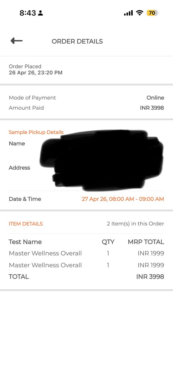 sumitraina9019's tweet photo. 2 days since @HindustanHealth collected my sample.

No report. No update. No response.

Paid ₹3998 upfront — is this the service?

Who bears the cost of delayed doctor consultation now?

Pathetic experience. Please fix this ASAP.

#CustomerExperience #Healthcare #ServiceFail https://t.co/u30rIAasXn