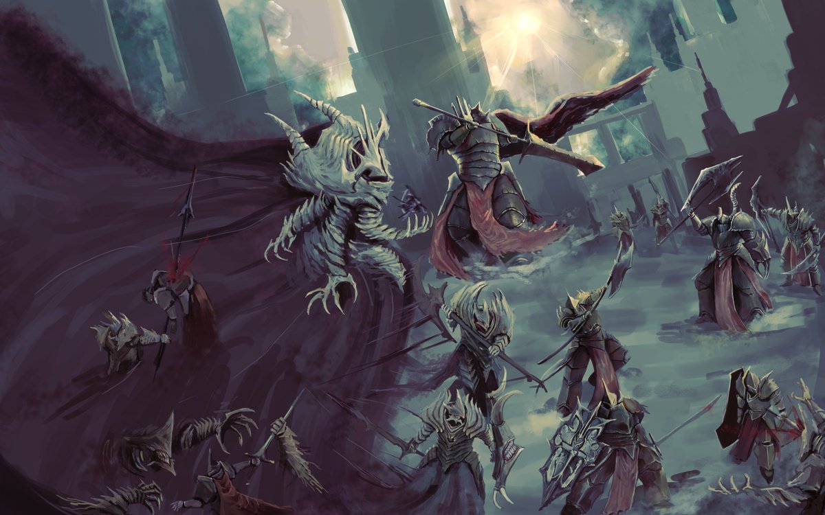 SimpSearth's tweet photo. Battle at the thanatos gate https://t.co/0bZSxjU251