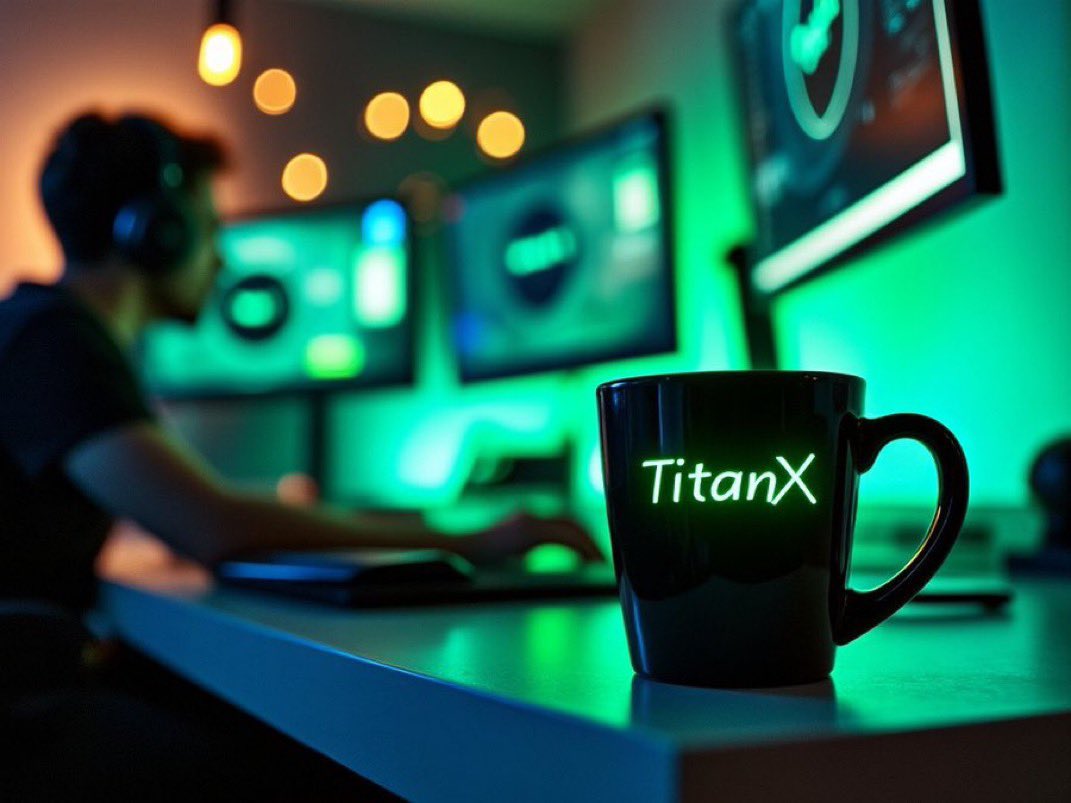 Titanxreign's tweet photo. The gap between dreams and reality? Consistent action. ☕️

Bullish on the #BuildOnTitanX ecosystem or just curious? Drop some love when you see this.

GM, legends! https://t.co/bSpOCK0RVO
