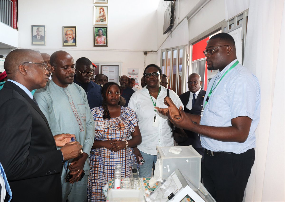 cam_crid's tweet photo. At the #WorldMalariaDay 2026 commemoration, Cameroon’s Minister of Public Health @DrManaouda commended CRID’s innovations, highlighting local genomics & sequencing, predictive data modeling and the @UNITAID-funded #CANVeCT project. https://t.co/rVH6BCgSNP
