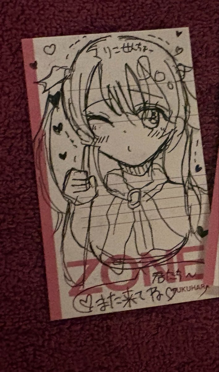 Zone_rika's tweet photo. 名刺にお絵描きします🎨✍💕 https://t.co/svGZJJkOZJ