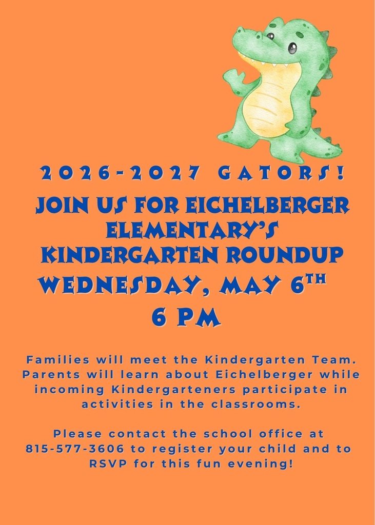 MrHarrisEE's tweet photo. Join us next week if you have an incoming Kindergarten student May 6 at 6:00. https://t.co/tJA7HxQN0w