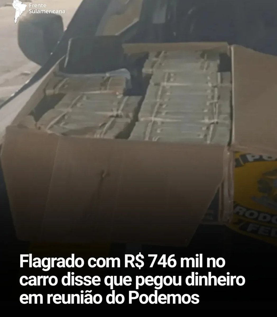 Apareceu mais uma pilha de dinheiro onde tem envolvimento de Partido de direita. Mas a direita acusa a esquerda de corrupção.