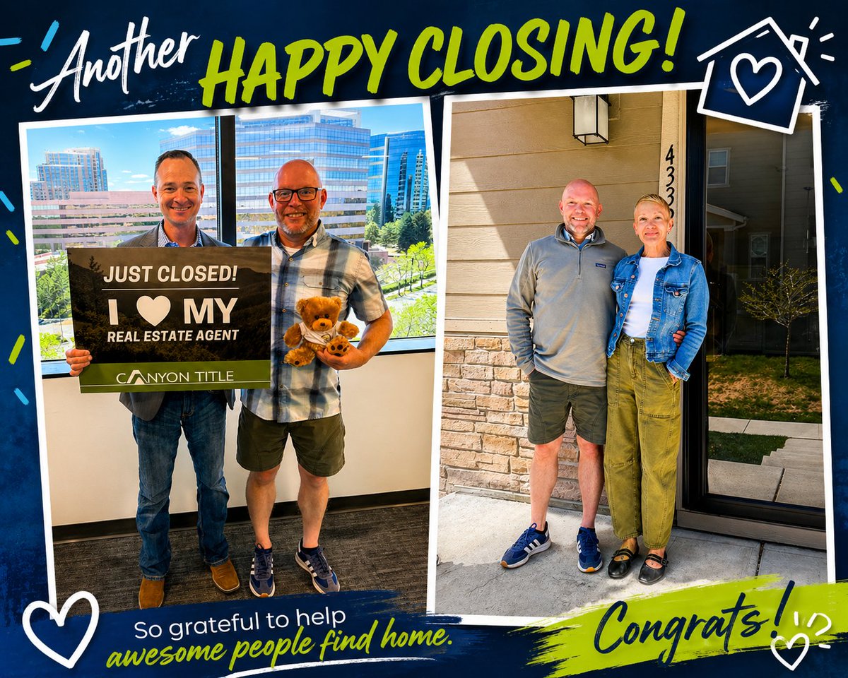 homeswithaclick's tweet photo. Another smooth closing and some very happy buyers! 🏡
Guiding clients through the process, helping them make confident decisions, and getting them to the finish line. That’s what it’s all about.  Congrats to this awesome couple on their new home!  #Homeswithaclick https://t.co/LQBEDyzgHq