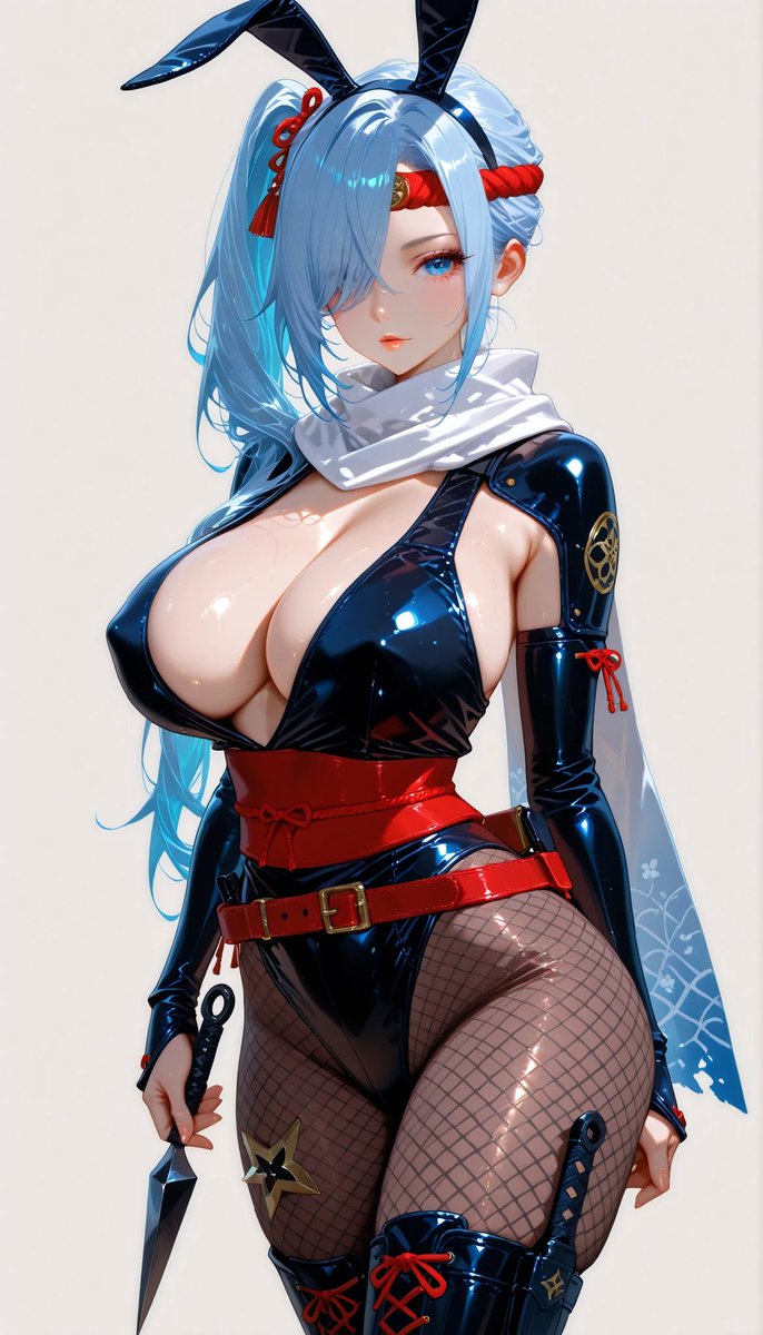 バニーミッション②

くノ一・蒼波（そうは）/Souha
#Kunoichi #FemaleNinja 　 original illustration