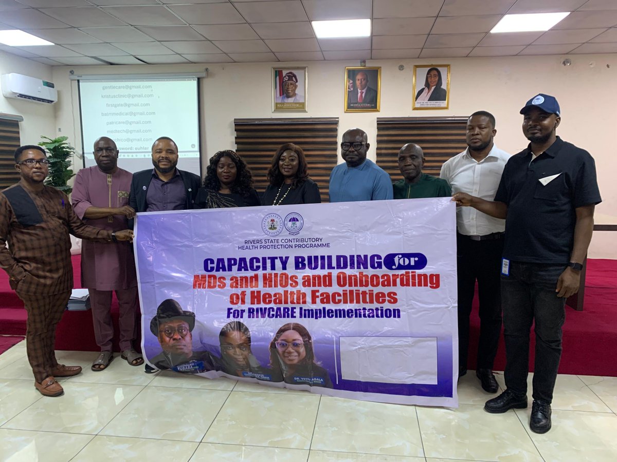 Rivers State Contributory Health Protection Prog tweet media