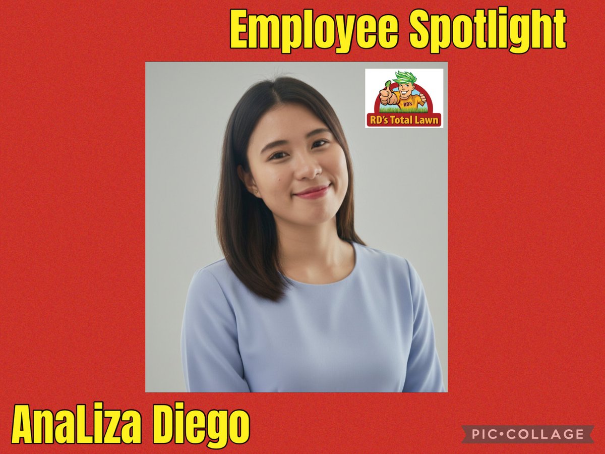 RDTotalLawn's tweet image. Employee SPOTLIGHT alert!😀

It’s time for another “get to know our crew”. It’s our secret ingredient for success and it’s no secret it’s…THE PEOPLE! Let’s introduce, AnaLiza Diego😁

ANALIZA DIEGO

rdtotallawn.com/our-team/

#smallbusinessbigdreams #LawnCare #EmployeeSpotlight