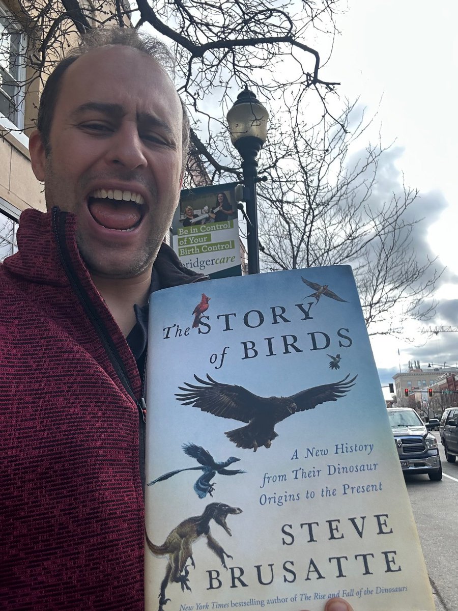 SteveBrusatte's tweet photo. The day has finally come. The Story of Birds is published in the USA and Canada today!! https://t.co/9REtSnCEv1