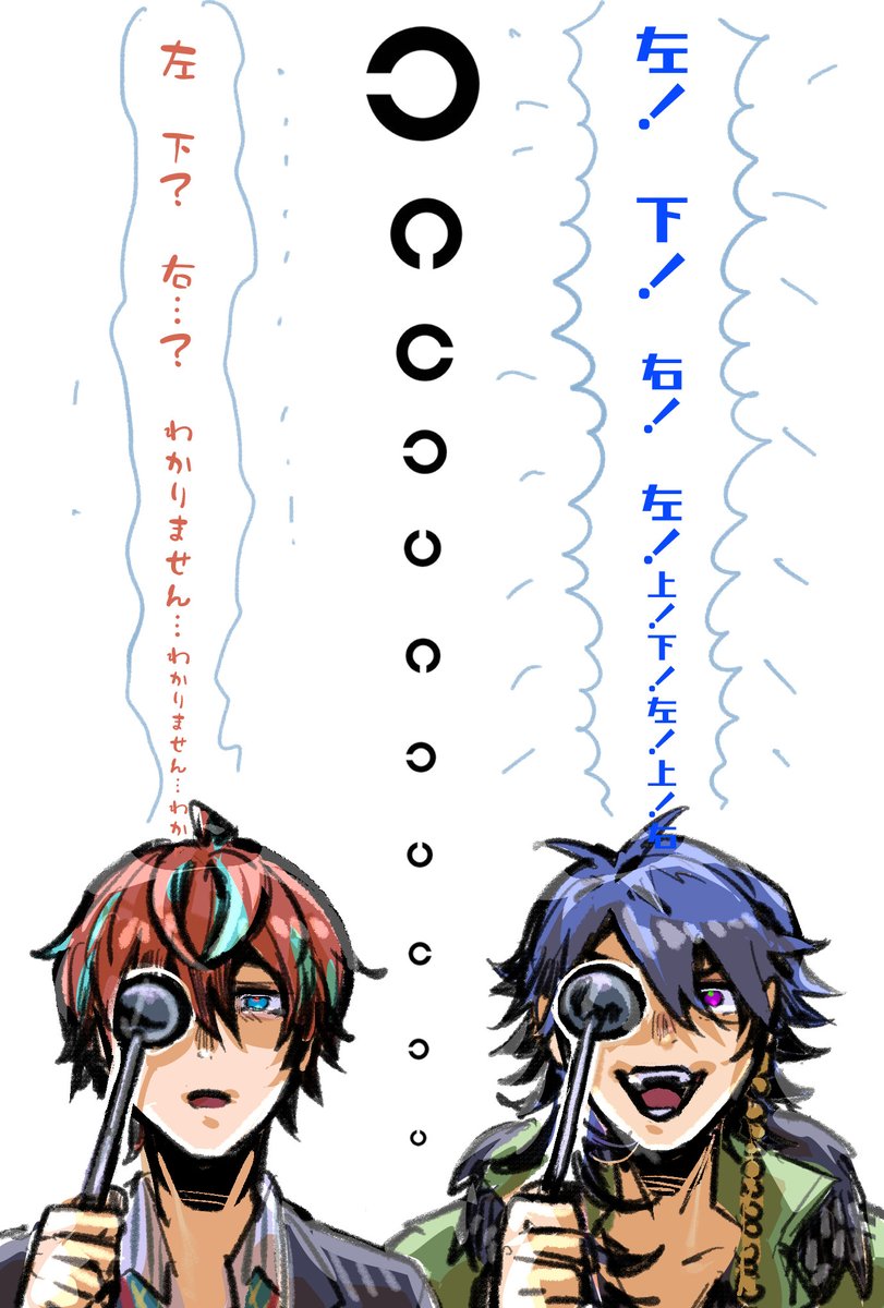 #独帝深夜のワンドロワンライ
お題「視力」
