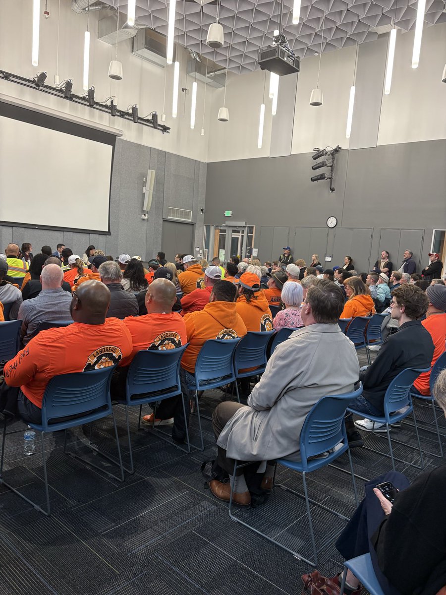 252Liuna's tweet photo. Thank you to everyone who showed up and showed Tacoma and Sound Transit the power of Laborers Rising! We packed the house with LiUNA! members from Locals 252 and 242, and the energy in the room made it clear: when labor stands together, we are unstoppable. https://t.co/5S2MZFfOxm