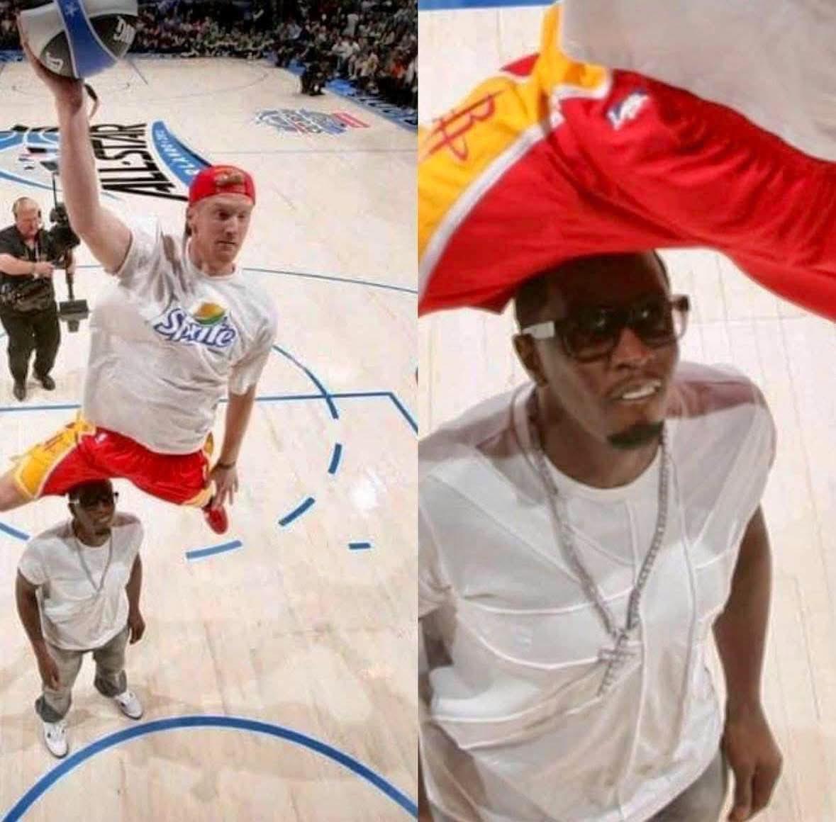 😂 THROWBACK: When Diddy got caught in the middle of the dunk contest 😭🏀

Bruh just standing there and got turned into a whole highlight 🤣💀

Only Puff can get dunked on and still be the main character 😂🔥

This gotta be one of the funniest moments in NBA Slam Dunk Contest