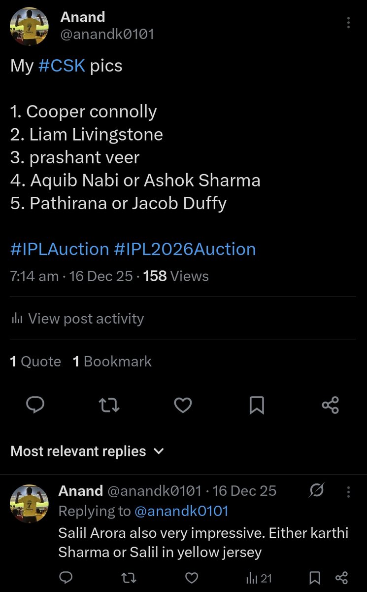anandk0101's tweet photo. @pratyush_no7 He was the first name in my list https://t.co/4euoJW8swh
