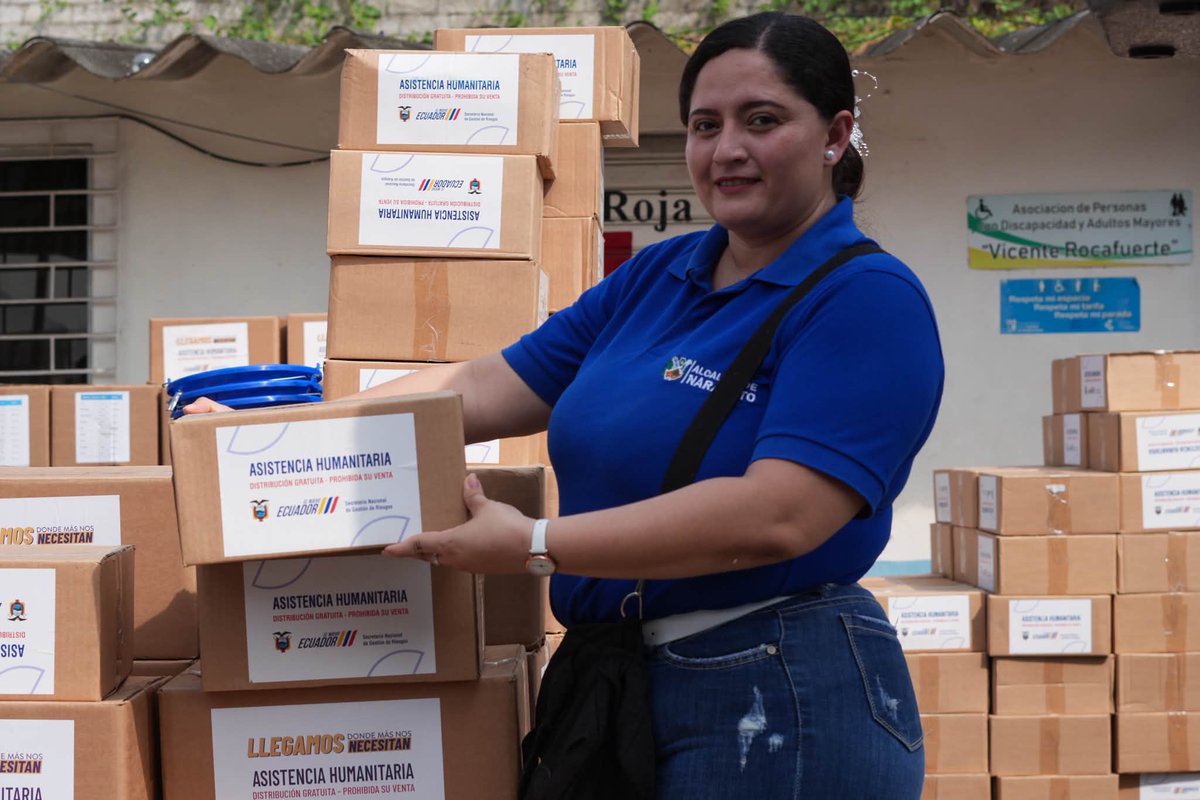 AlcalNaranjito's tweet photo. El Gobierno Nacional a través de la Secretaría Nacional de Gestión de Riesgos, en coordinación con la Alcaldía de Naranjito, realizó la entrega de asistencia humanitaria a familias afectadas por la temporada invernal. https://t.co/Hjc42k6eIJ