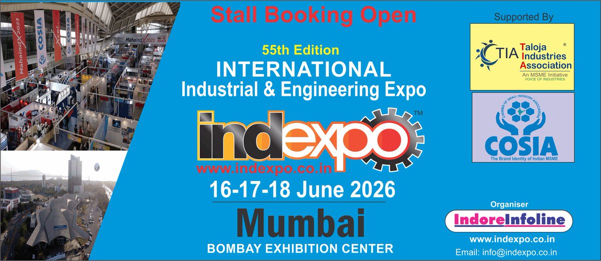 IndoreInfoline's tweet photo. Indexpo Mumbai https://t.co/lpMY7hYymW