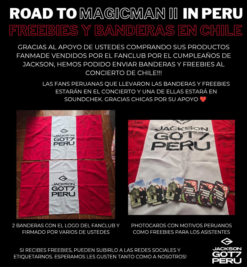 Jackson GOT7 Peru tweet media