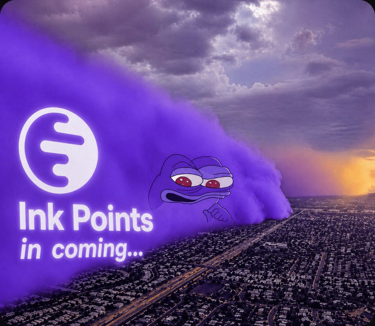 gmINK! Purple is taking over the whole world. <a href="/inkonchain/">ink</a>  $INK