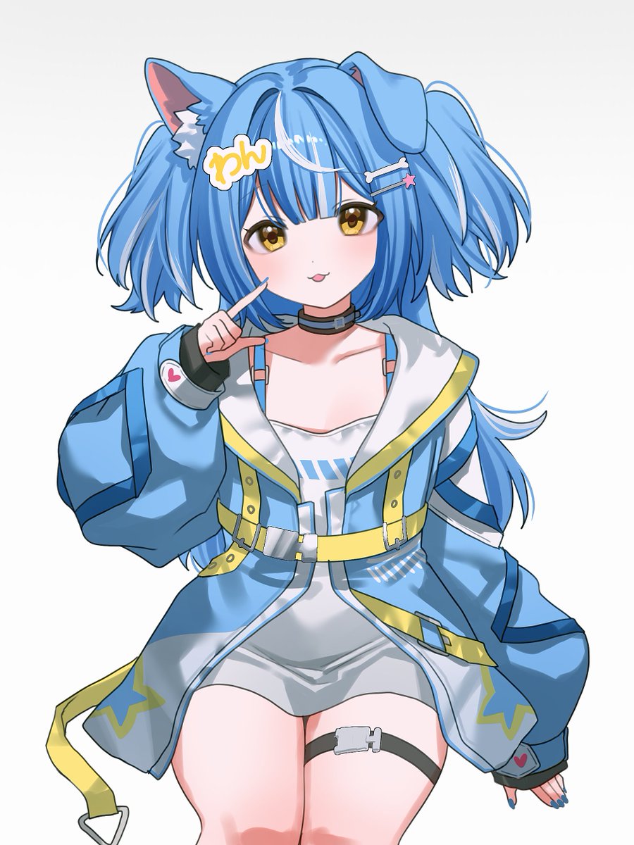 NanaruruVT's tweet photo. Your Loyal Blue Dog (๑•̀ ᴗ•́)૭✧ https://t.co/mBlEBr0ckx