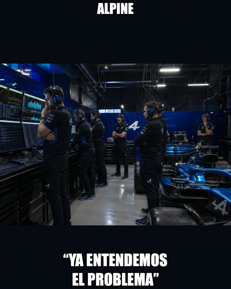 speedf1memes's tweet image. Do they though?

¿Seguro?

F1 #Alpine