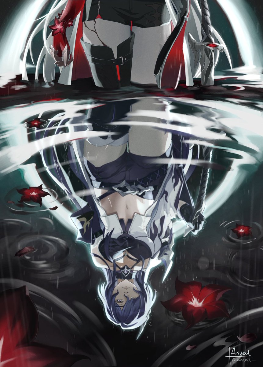 anzoul_'s tweet photo. HSR Lightcone redraw - Along the Passing Shore

Took part in a redraw collab along a few friends, I chose Acheron's lightcone as it always had me so intrigued..... it was a challenge but fun!! https://t.co/tjdVhzO6a2
