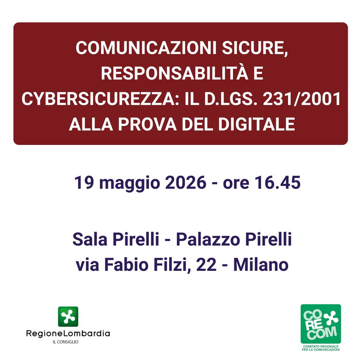 Corecom Lombardia tweet media