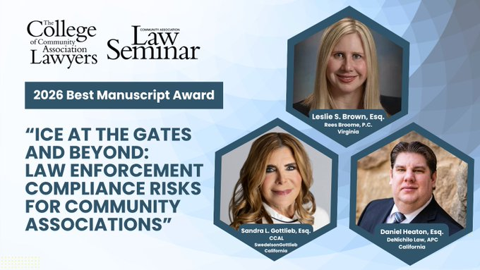 The College of Community Association Lawyers tweet media