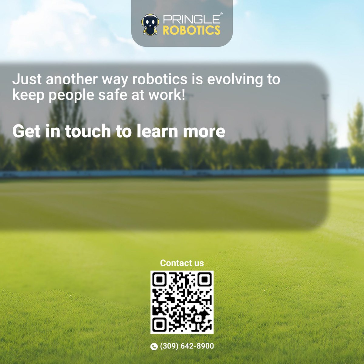 PringleRobotics's tweet photo. On #WorldDayforHealthandSafetyatWork, we're looking at the benefits of new commercial-grade robotic lawn mowers not just better for the environment, but safer for people too.

#PringleRobotics #lawnmower #robolawnmower https://t.co/SjnHgZmEm5