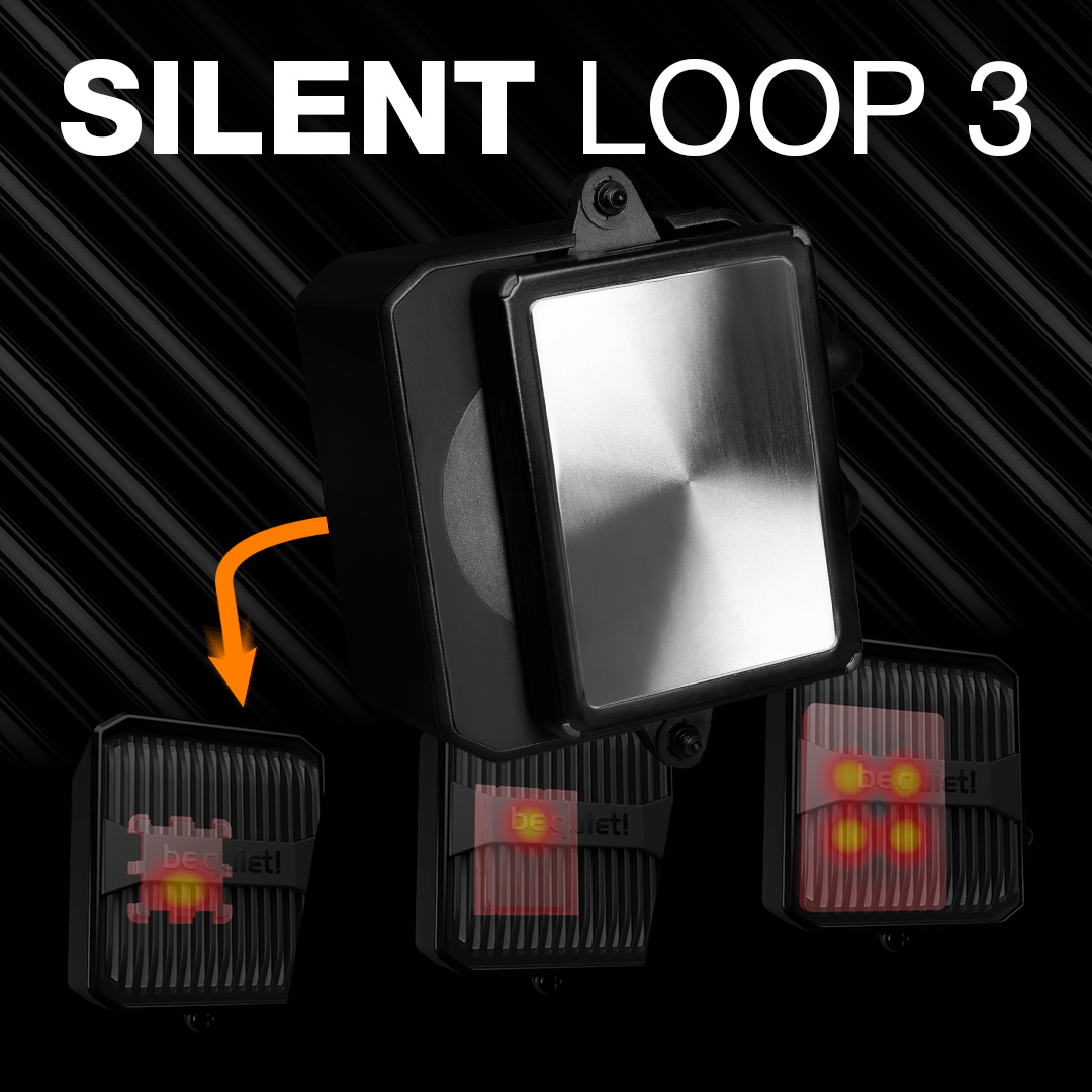 bequietofficial's tweet image. Silent Loop 3 features a massive 1,800 mm² heatfin area, delivering up to 2x the surface of many AiOs in its class. The result: improved heat transfer and full coverage of CPU hotspots.

#bequiet #SilentLoop3 #AIOCooling #PCBuild #HighPerformance