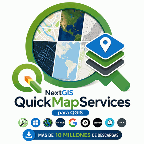 Plugin NextGIS QuickMapServices:
 
OpenStreetMap, Bing, ESRI, Carto, Google, CARTO, Mapbox, Stamen, Waze en QGIS 

➕10 millones de descargas.

mappinggis.com/2026/04/plugin…