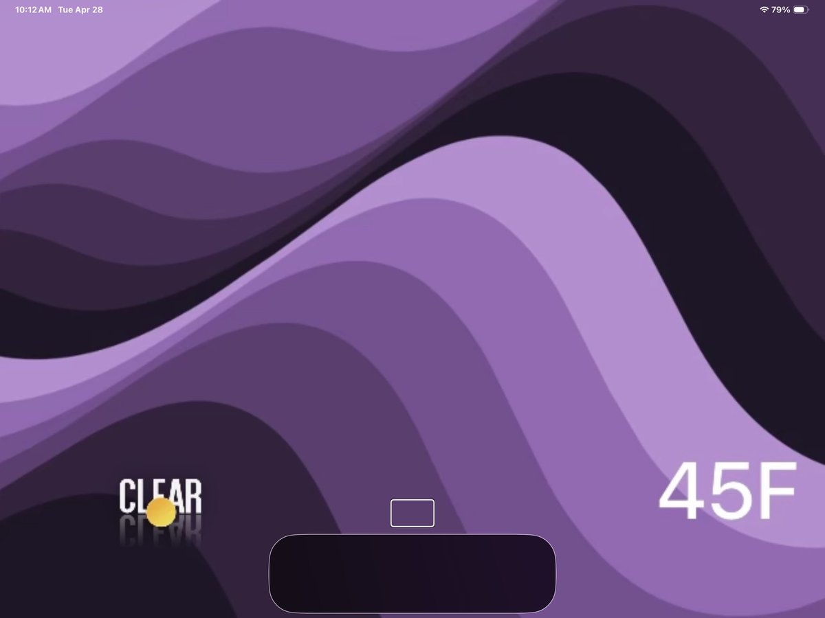 austynjohnson26's tweet image. Custom #wallboard 🌧️🫧

Inspired by Fav Weather by @daddykool666  
Wall: SOUND.WAV by @basicappleguy

Simple and calm with the live weather widget.

Hope it brings some calm ✨