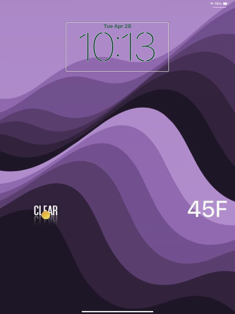 austynjohnson26's tweet image. Custom #wallboard 🌧️🫧

Inspired by Fav Weather by @daddykool666  
Wall: SOUND.WAV by @basicappleguy

Simple and calm with the live weather widget.

Hope it brings some calm ✨