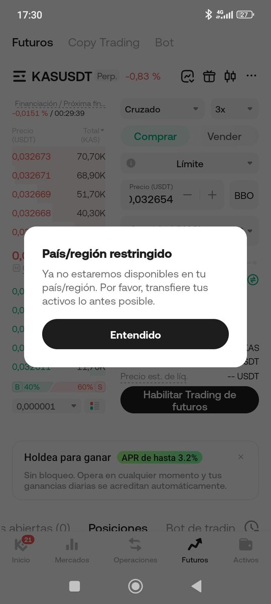 Garage_Alfa's tweet image. You join events, complete tasks, and “win”…
only to find out it’s restricted in your region.
Seriously?
That’s not a reward, that’s empty marketing.
If users can’t use it, don’t promote it.
Less hype, more transparency.
#Crypto #KuCoin #Airdrop #Web3 #Trading #Transparency