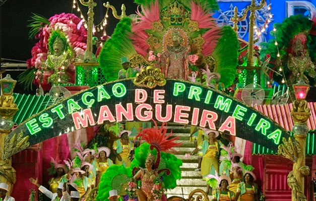 98 anos do solo sagrado de Tia Fé! Saudamos a Estação Primeira de Mangueiranossa mais velha, amada e matriarca das paixões. Vida longa à detentora do samba, nossa majestosa co-irmã! 💚🩷👑