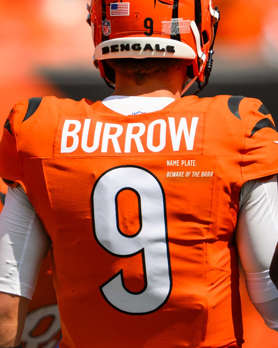 Bengals's tweet photo. Burrow biology.
