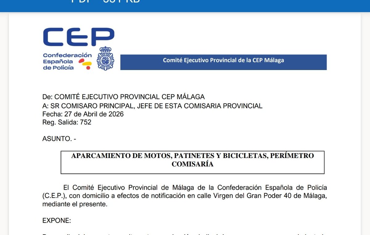CEP Policia Malaga tweet media
