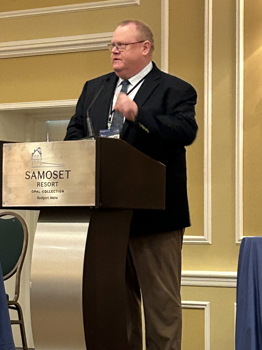 MaineIAAA's tweet photo. Mark White of Presque Isle HS is the new Asst. Executive Director of the MIAAA. Mark will be the planner for our Fall Conference, our representative on the Maine Basketball Commission, attend the annual NIAAA Section 1 spring meeting, and oversee our golf tournament. https://t.co/waZleD9twz
