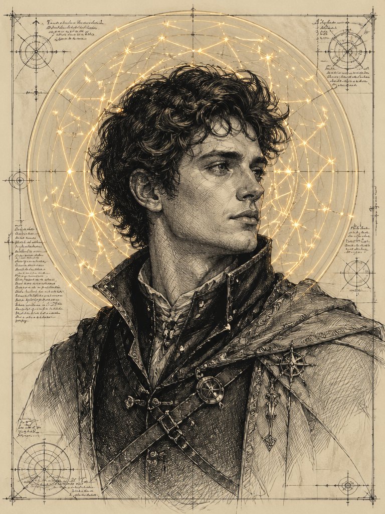 Celestial Blueprint of a Hopeful Mind - PromptGather image 1